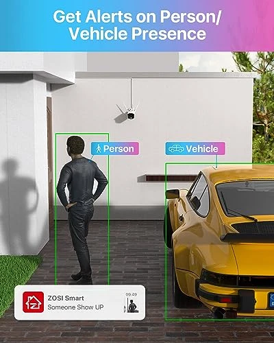 QHD WiFi Security Camera System Outdoor — Security Camera, ZOSI