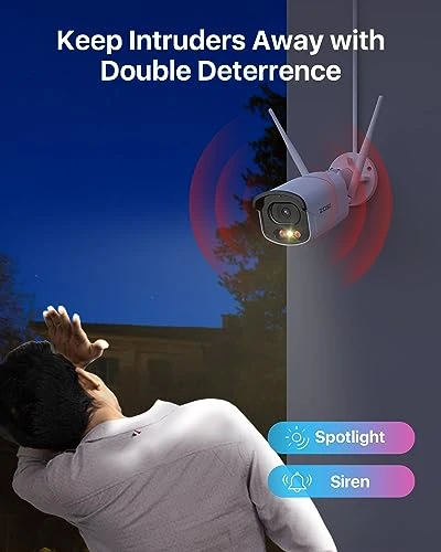 QHD WiFi Security Camera System Outdoor — Security Camera, ZOSI