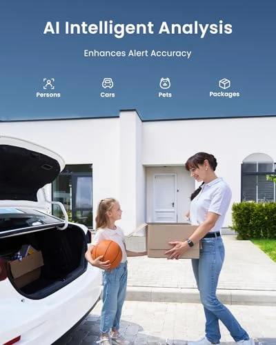 Security Camera Wireless Outdoor Pan Rotating, iegeek