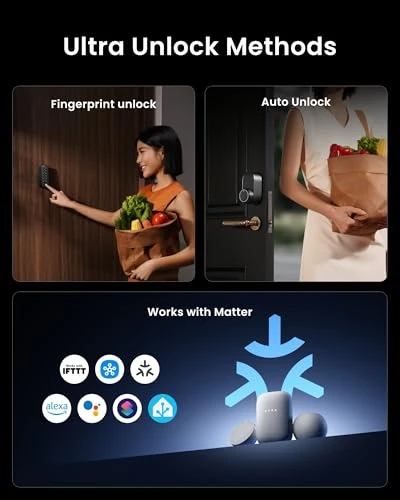 Smart Lock Ultra with Keypad Touch, SwitchBot