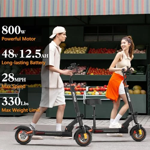 Folding Electric Scooter with Seat, Hidoes