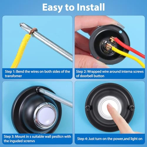 LED Round Door Bell Switch, RANERVZ