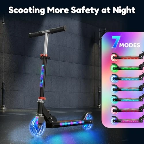 Light Up Kick Scooter, TONBUX