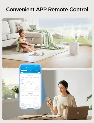 Smart Cool Mist Air Humidifier, GoveeLife