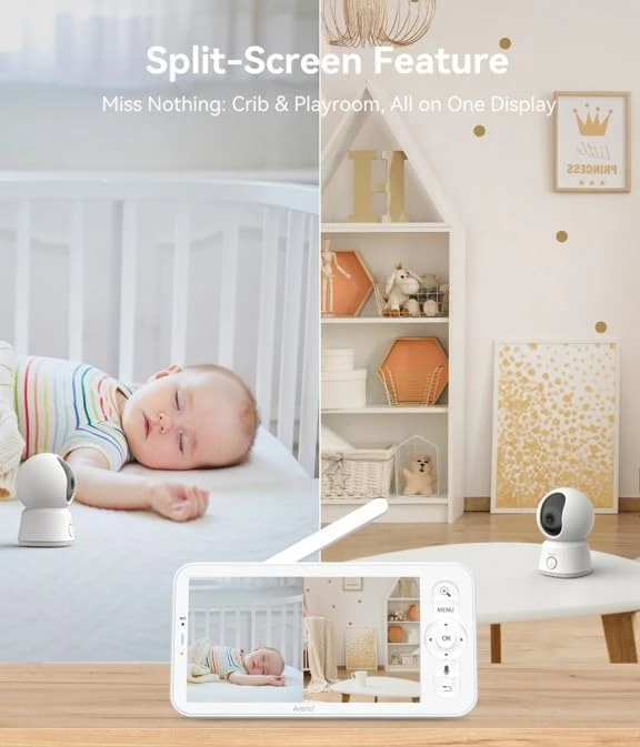 Baby Monitor with 2 Cameras, ARENTI