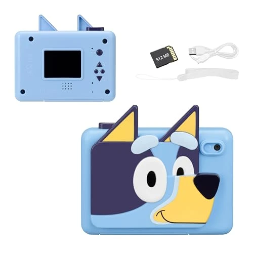 Bluey Kids Camera with SD Card, eKids