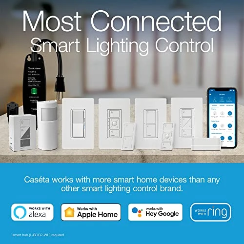 Claro Smart Switch with Wall Plate, Lutron