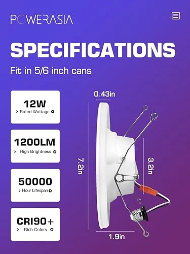 Smart LED Recessed Lighting, POWERASIA