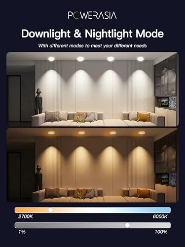 Smart LED Recessed Lighting, POWERASIA