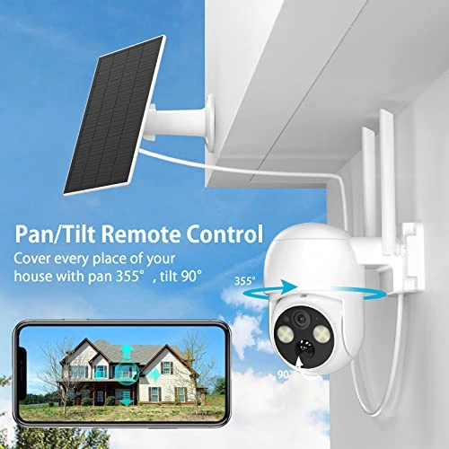 Solar Security Cameras Wireless Outdoor, WOOLINK