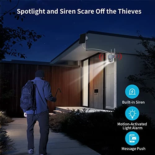 Solar Security Cameras Wireless Outdoor, WOOLINK
