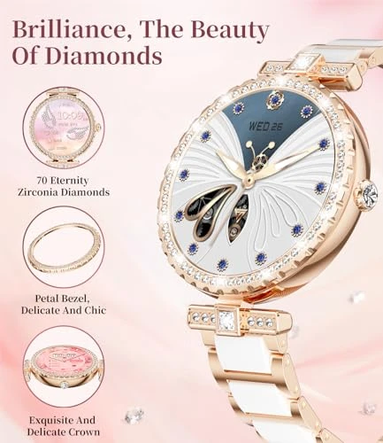 Elegant AMOLED Smartwatch for Women — Smart Watch, ESFOE