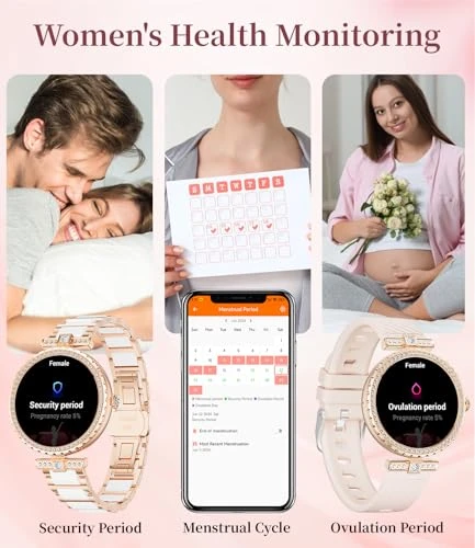 Elegant AMOLED Smartwatch for Women — Smart Watch, ESFOE