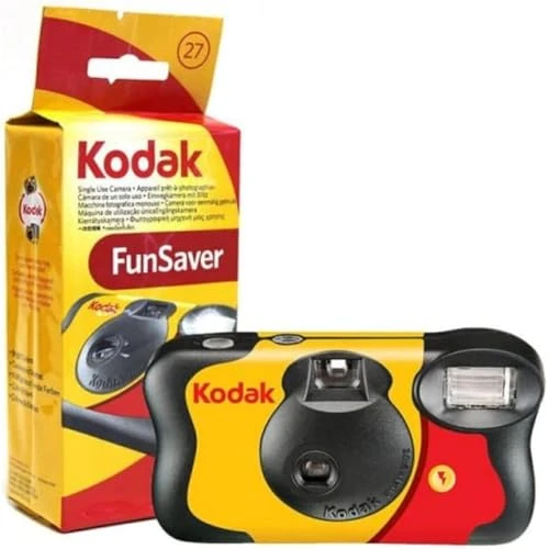 Fun Saver 35mm One-Time-Use Disposable Camera with Flash, KODAK