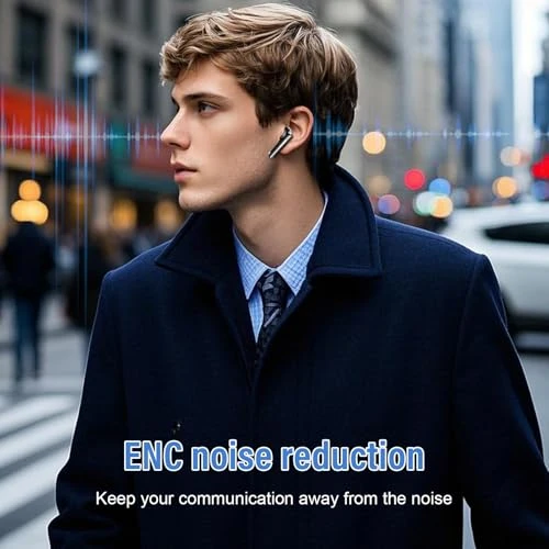 AI Translation Earbuds with Real-Time Audio and Video Calls — Translator Device, SKIUDCT