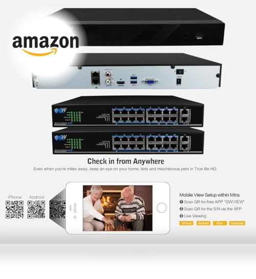 32 Channel UltraHD 12MP 6K PoE Security Camera System — Security Cameras, GW Security
