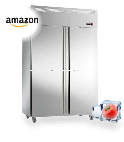 4 Door Commercial Refrigerator — Mini Fridges, ECEVT