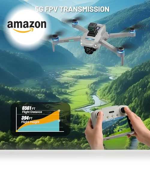 4K GPS Drone with LCD Screen — Drones, CANKETEC
