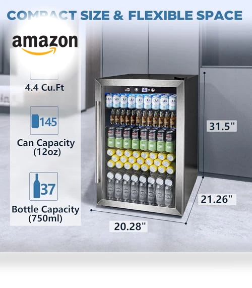 Beverage Refrigerator and Cooler — Drink Coolers, Joy Pebble