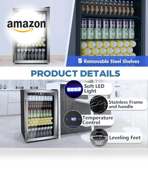 Beverage Refrigerator and Cooler — Drink Coolers, Joy Pebble