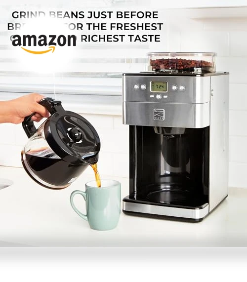 Elite Grind And Brew Coffee Maker — Electric Blade Coffee Grinders, Koolatron