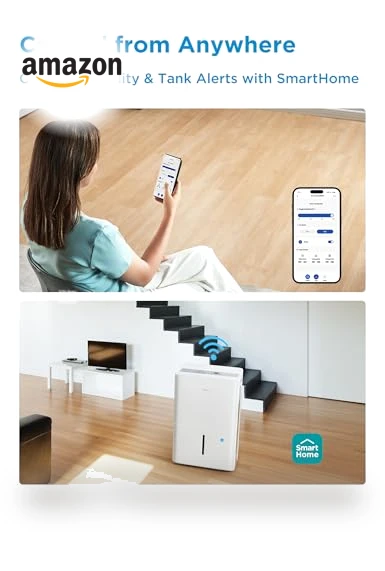 Energy Star Certified Dehumidifier — Air Moisture Control, Midea