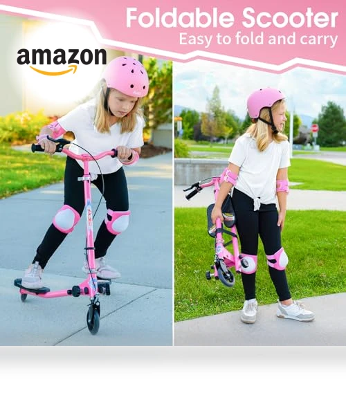Foldable Wiggle Kick Scooter — Ride-On Toys, AODI