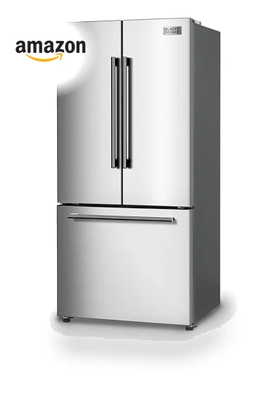 French Door Refrigerator with Built-in Ice Maker — Cooling Solutions, BLACK+DECKER