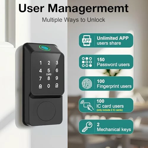 Keyless Entry Smart Door Lock — Smart Lock, Mutak