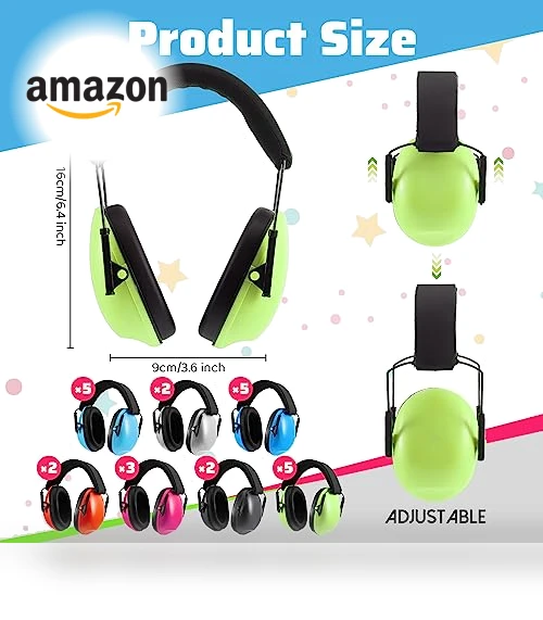 Kids Ear Protection Noise Cancelling Headphones — On-Ear Headphones, Amylove