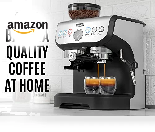 Manual Espresso Machine with Grinder and Milk Frother — Coffee & Espresso Combos, Zulay Kitchen