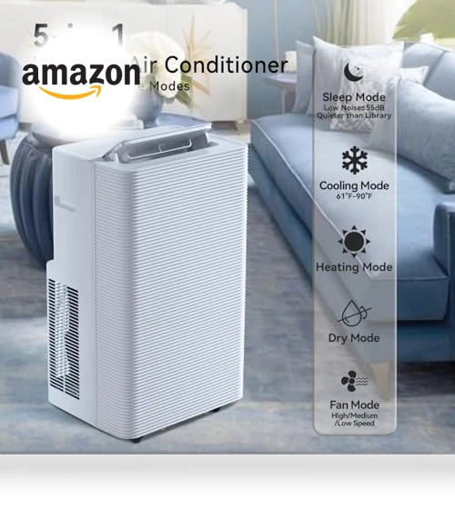 Portable Air Conditioner with Heat — Cooling Solutions, Aoxun