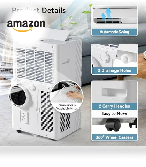 Portable Air Conditioner with Heat — Cooling Solutions, Aoxun