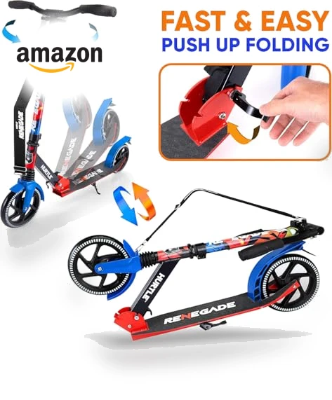 Renegade Kick Scooter — Push Scooters, Hurtle