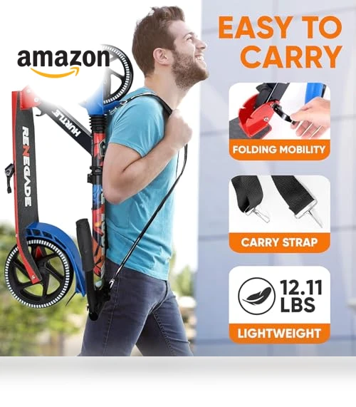 Renegade Kick Scooter — Push Scooters, Hurtle