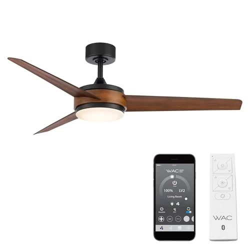 Smart Home Ceiling Fan with LED Light Kit — Smart Fan, WAC Lighting