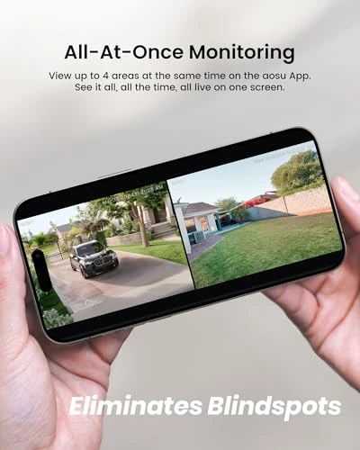 Solar Security Camera Kit — Security Camera, AOSU