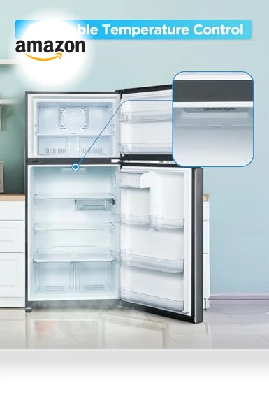 Top Mount Refrigerator with Freezer — Mini Fridges, Commercial Cool