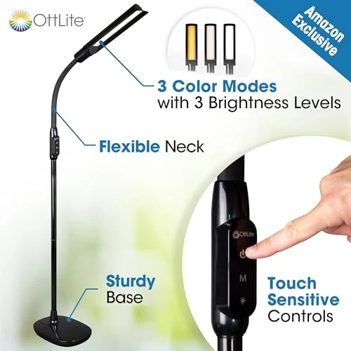 WingShade LED Floor Lamp, OttLite