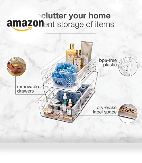 2 Tier Organizer — Storage Solutions, madesmart