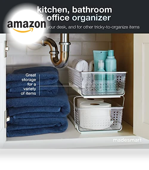 2 Tier Organizer — Storage Solutions, madesmart