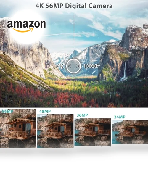 4K Digital Camera for Photography & Vlogging — Mirrorless Cameras, WIKICO