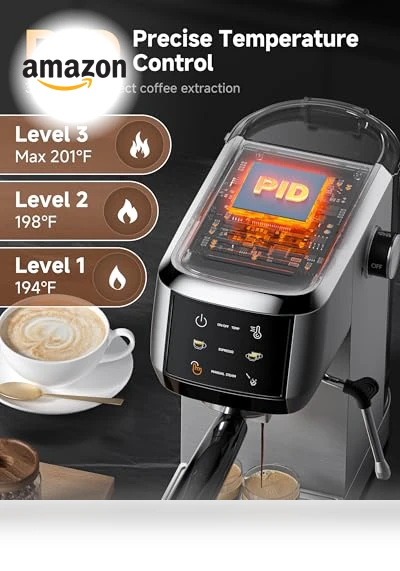 Espresso Machine — Coffee & Espresso Combos, AMZCHEF