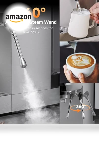 Espresso Machine — Coffee & Espresso Combos, AMZCHEF