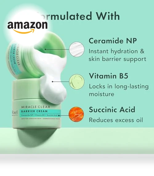 Face Moisturizer, Miracle Clear Barrier Cream — Beauty & Personal Care, Rael