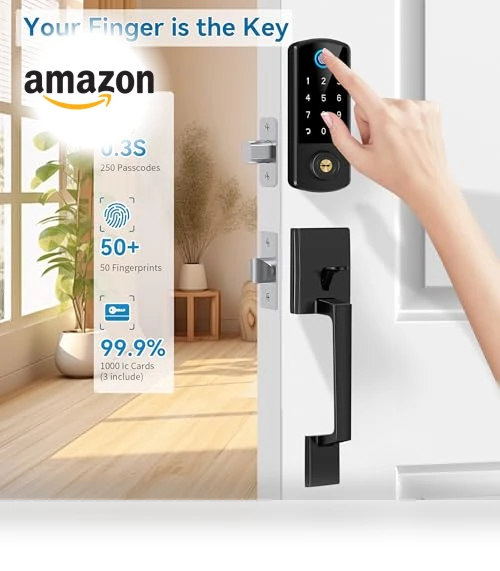 Fingerprint Smart Door Lock — Smart Home Security, BEBASIA