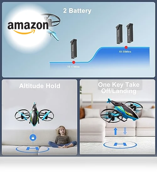 Foldable Drone with HD Camera — Aerial Photography Gear, 4DRC