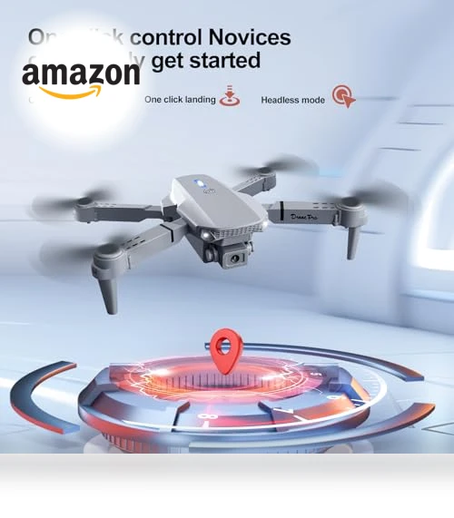 Foldable Mini Drone with Screen Controller — Drones, elecci
