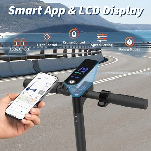 Folding Electric Scooter with Seat, Riuiio