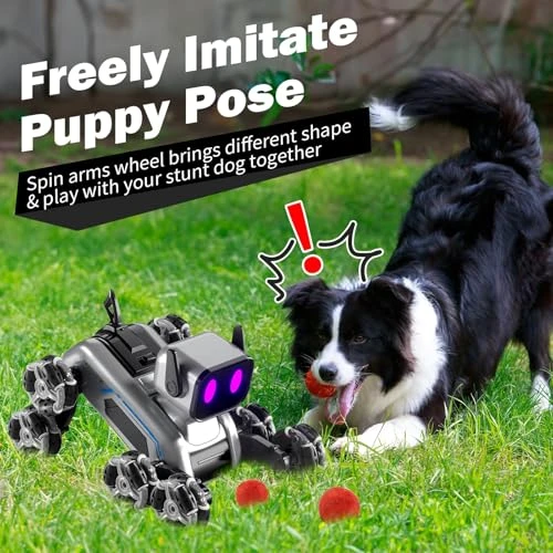 Gesture Sensing Stunt RC Robot Dog, BLF FUN